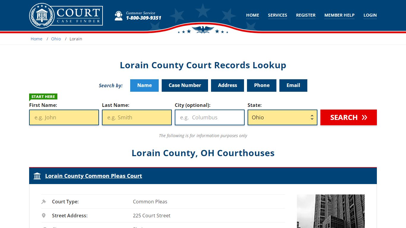 Lorain County Court Records | OH Case Lookup